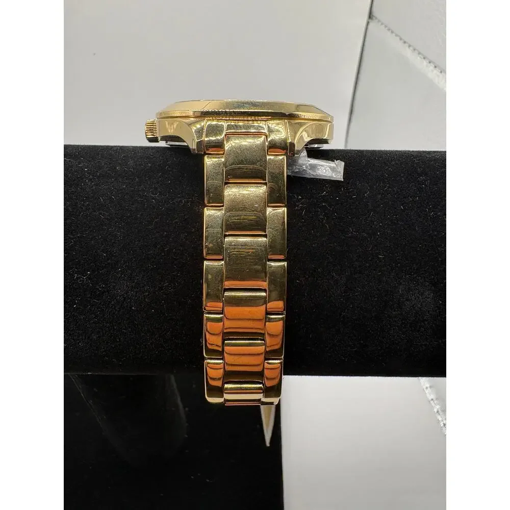 Michael Kors Gold Tone Pave Crystal Watch & Bracelet Set Women's Macy's